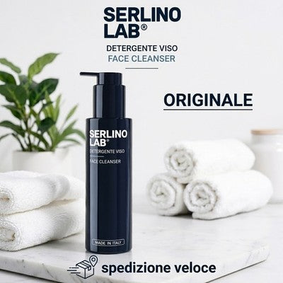 Detergente Viso Serlino Lab 100ml Face Cleanser Delicato Made in Italy Nuovo