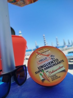 Crema Solare Unguento Abbronzante Attivatore Melanina Betacarotene Hello Summer