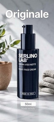 Set SERLINO LAB - Detergente Viso Crema Notte - Contorno Occhi - Kit Completo