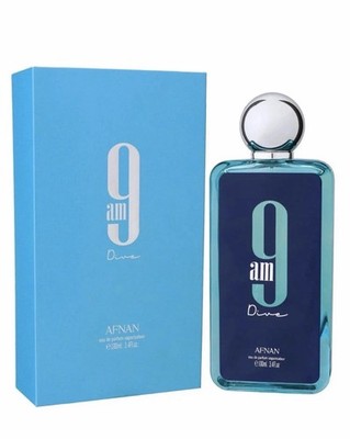 Afnan 9 AM Dive Eau De Parfum 100ml Profumo Uomo Donna Unisex EDP Arabo Original