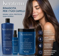 Kit Shampo +Maschera+ Spray Professionale Fanola Keraterm Anticrespo - Liscio