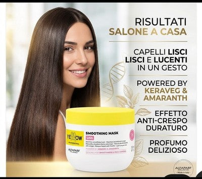 Maschera Lisciante e Anti-Crespo 300ml Yellow Alfaparf Liss