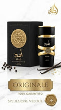 Profumo Lattafa Asad Eau de Parfum 100 ml Uomo Ambrato Speziato Nuovo