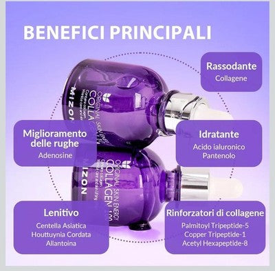 MIZON Original Skin Energy Collagen 100 Siero Viso Anti-Età Collagene 30ml
