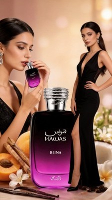 Rasasi Hawas Reina Eau de Parfum Donna 100ml EDP Profumo Arabo Originale