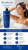 Fanola Keraterm Shampoo Disciplinante Anticrespo 1000ml Senza SLS/SLES