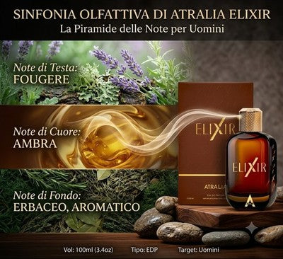 Profumo  Atralia Elixir Eau de Parfum originale 100ml  Spedizione veloce
