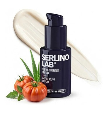Siero Giorno SPF 30 Serlino Lab Made in Italy Viso Idratante Protettivo Con Aloe