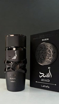 Profumo Lattafa Asad Elixir Eau de Parfum 100ml Natural Spray Da Uomo originale