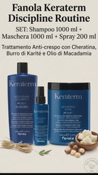 Fanola Keraterm Discipline Routine – Set Anti-Crespo Professionale