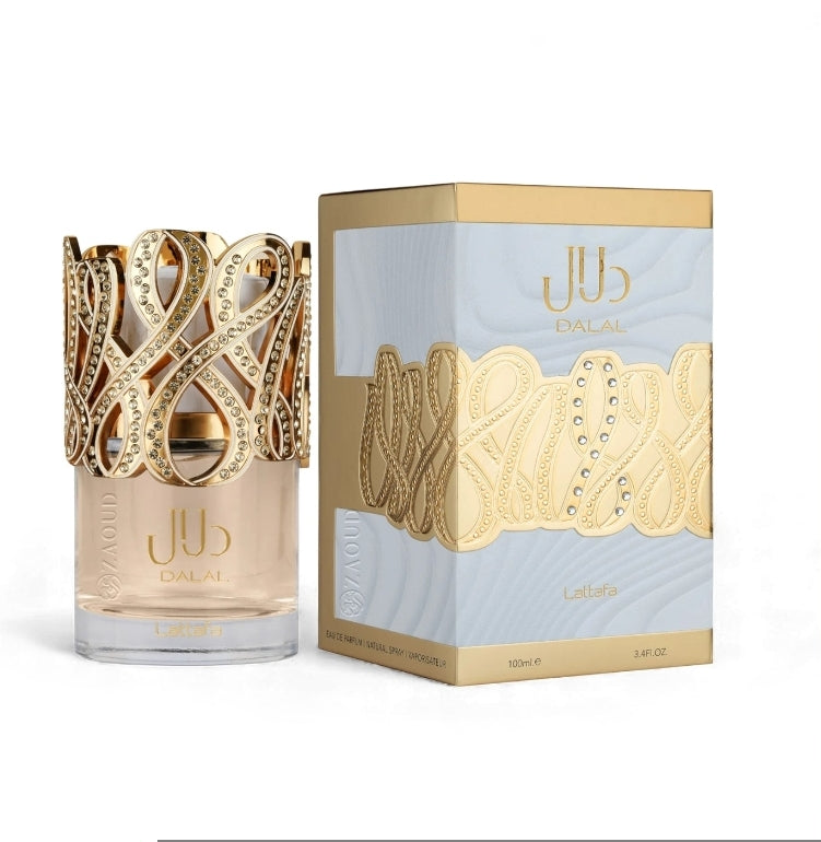 Lattafa Dalal Profumo Arabo Donna EDP 100ml Originale Fragranza Dolce Cremosità