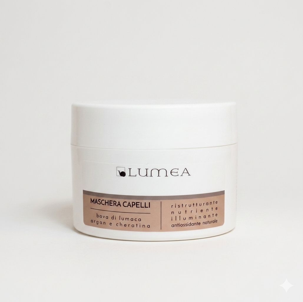 LUMEA – HAIR MASK Restructuring with Snail Slime, Argan and Keratin