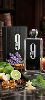 Profumo Afnan 9 PM Black Eau de Parfum Men Uomo 100ml EDP Originale Arabo