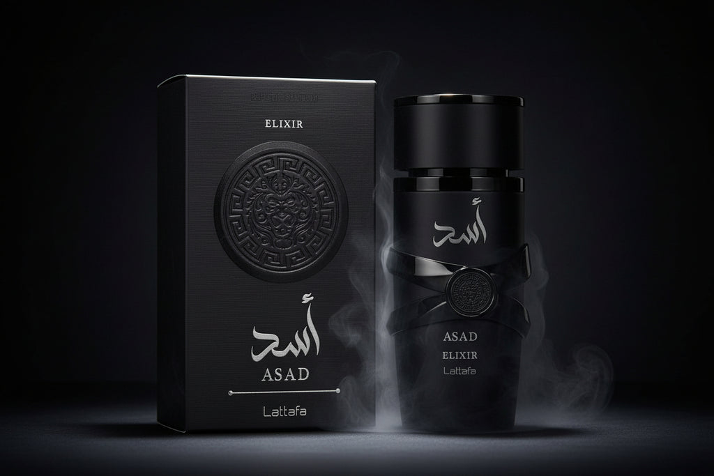 Lattafa Asad Elixir Eau de Parfum Uomo 100 ml – Profumo Speziato Legnoso