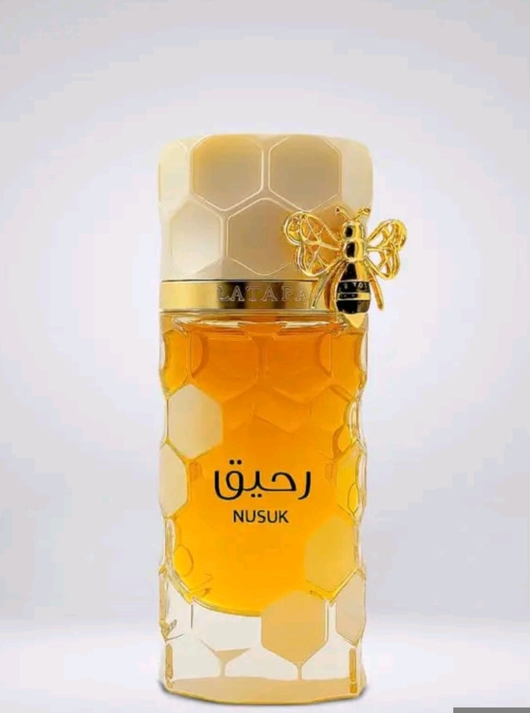 Nusuk Raheeq Extrait de Parfum 100 ml – Profumo Arabo Intenso al Miele e Caramello