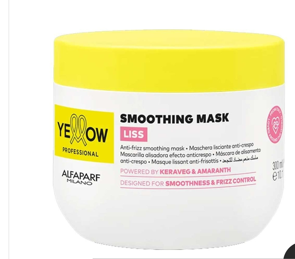 Yellow Alfaparf Liss Maschera Lisciante e Anti-Crespo 300ml)
