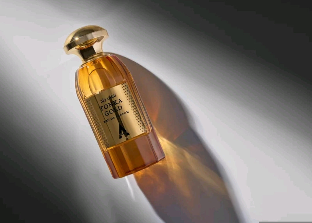 Profumo Atralia Tonka Gold Eau De Parfum EDP Uomo Donna Fragranza Araba Orientale