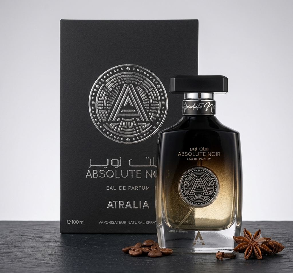 Atralia Absolute Noir Eau de Parfum 100ml Profumo Uomo Arabo Originale EDP