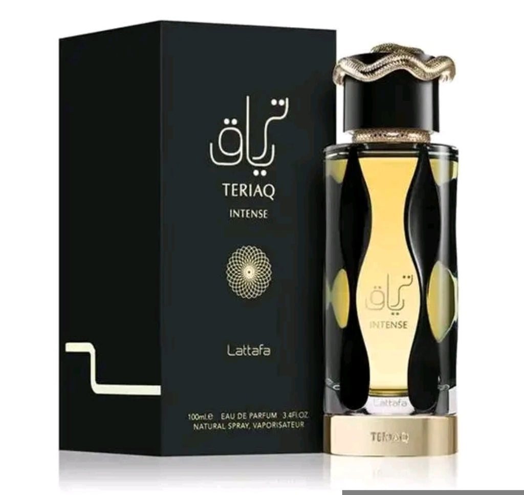 Lattafa Teriaq Intense Eau De Parfum 100ml EDP Profumo Arabo Uomo Donna Spray