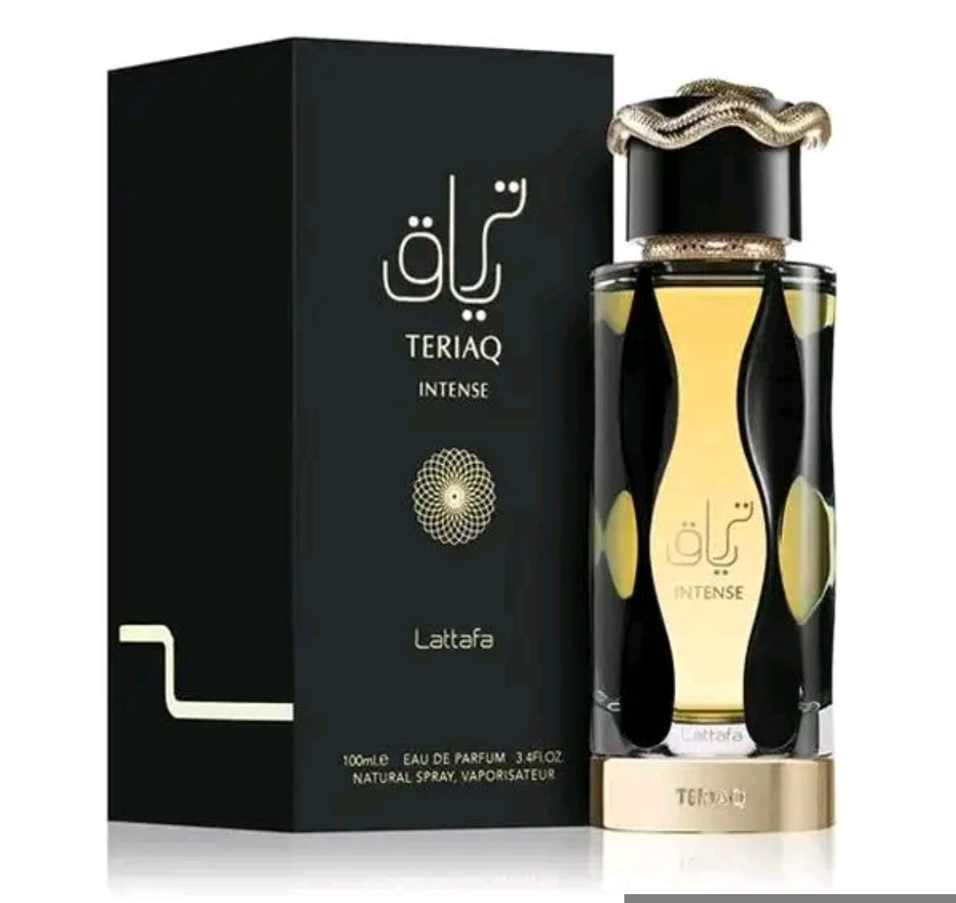 Lattafa Teriaq Intense Eau De Parfum 100ml EDP Profumo Arabo Uomo Donna Spray